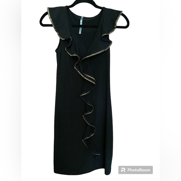 Audrey 3+1 Dresses & Skirts - Audrey 3+1 black ruffle dress size small